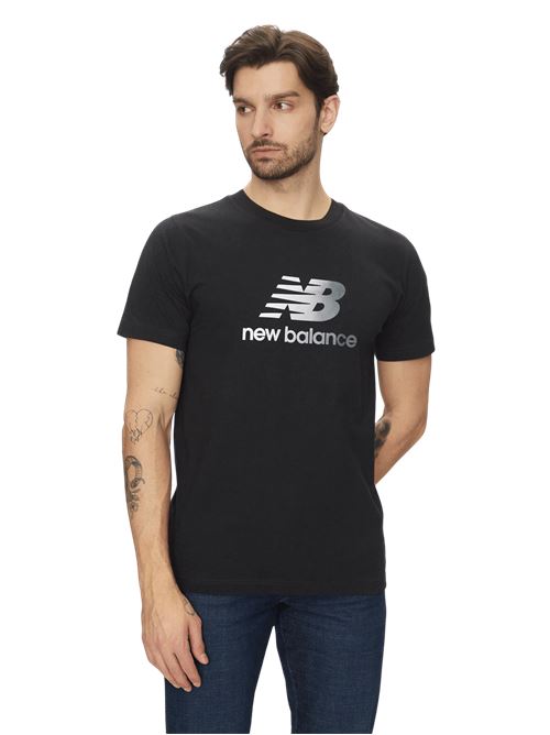 New Balance Sport Essentials Logo T-Shirt Uomo NEW BALANCE | MT51503BK